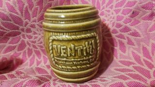 Wiki - Wiki Rum Barrel Mug By Tiki Farm - Ventiki Lounge & Lanai Bar - Ventura Ca.
