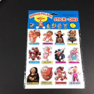 1986 Imperial (topps) " Garbage Pail Kids " (stick - Ons) " Puffy Stickers " F