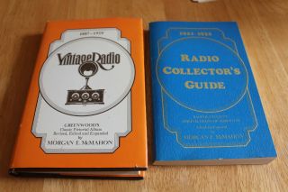 2 Morgan E Mcmahon Vintage Antique Radio Books 1887 - 1929 Collector 