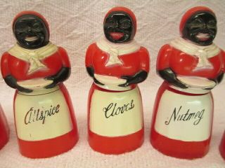 Aunt Jemima Spice Set With Salt & Pepper Shakers And Syrup 4