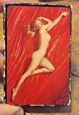 Vintage Marilyn Monroe Pin - Up Playing Card Deck
