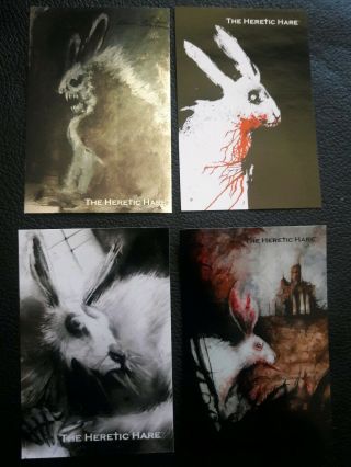 3 - Pack Of The Heretic Hare : Sticker Set 1 With 5 Stickers Benefits Charity