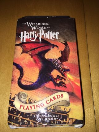 Harry Potter Playing Cards Wizarding World Creatures But Box Damage