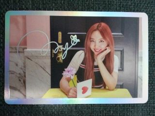 Twice Nayeon Official Photocard Holo Signal 4th Mini Album Photo Card 나연