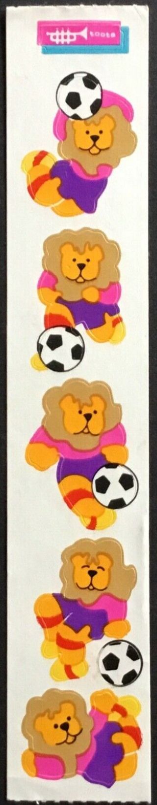 Vintage Stickers - Cardesign Toots - Soccer Lions - Dated 1984