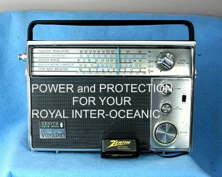 Zenith Royal 94 Inter - Oceanic Ac Adapter.