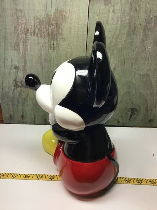 Rare Large Schmid Musical Mickey Mouse Ceramic Figurine Plays Club March 3