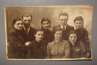 Jewish Judaica Old Photo Romania Jews 1938 Ww2 Memory
