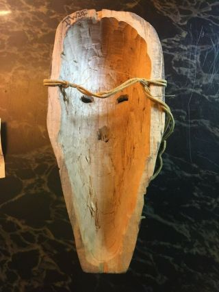 CHEROKEE Indian Carved Wood Booger Dance Mask Cherokee Artison John Wilmoty III 3