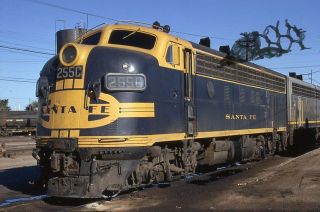 Atsf Atchison Topeka Santa Fe Railroad Slide 255 - C F - 7a