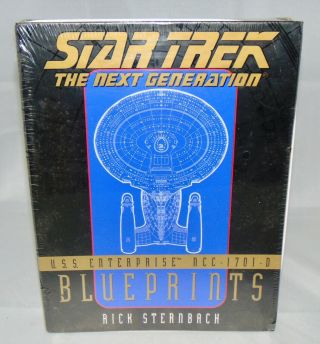 1996 Star Trek The Next Generation U.  S.  S.  Enterprise Ncc - 1701 - D Blueprints