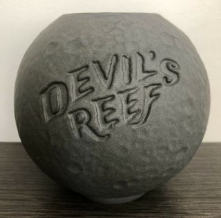 Devil’s Reef 13 Pounder Cannonball Tiki Mug Vantiki Signed