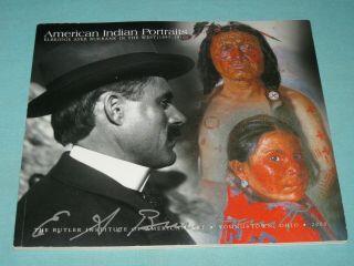 Rare Art Photo Book Native American Indian Portraits Paintings Burbank 1897 - 1910