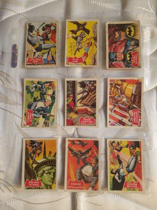 Complete Set Of " Red Bat " Trading Cards (1966,  National Periodical Pub)