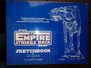 Star Wars The Empire Strikes Back Sketchbook First Edition 1980 Johnston