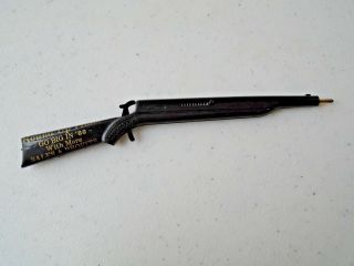 Vintage 5 - 3/8 " Plastic Gun Rifle Ink Pen Round Up Time Go Big In 