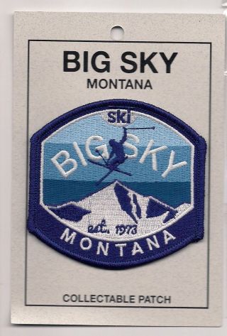 Big Sky Montana Souvenir Ski Patch