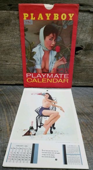 Rare 1959 Playboy Playmate Calendar - Jayne Mansfield Miss July Canadian Issue