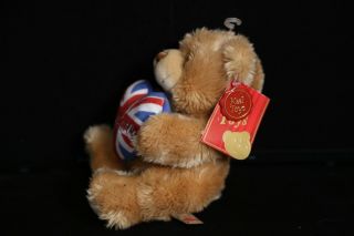 Keel Toys London Hug Me Bears - Union Jack Heart Teddy Bear Plush Toy Doll NWT 2