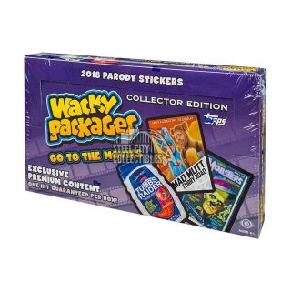 2018 Topps Wacky Packages Go To The Movies Collectors Edition Box
