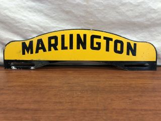 Vintage Antique Automobile Marlington License Plate Tag Topper Hot Rod Rat Rod 3