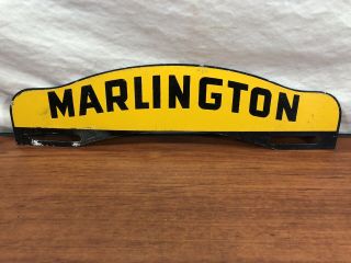 Vintage Antique Automobile Marlington License Plate Tag Topper Hot Rod Rat Rod 4