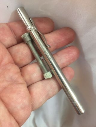 Vintage Patent Applied For - Unusual Tube Shaped Pocket Striker Lighter
