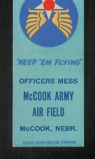 1940s Officers Mess Mccook Army Air Field Keep 