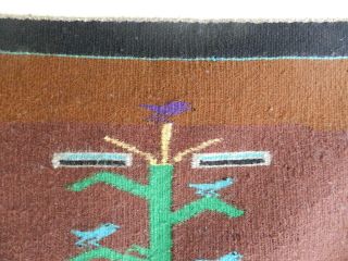 Small Navajo Tree Of Life Rug With Baskets,  52x34, 2
