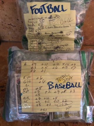 Mixed Baseball Cards Three (3) Pounds 1970’s