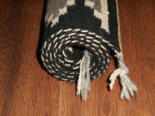 NAVAJO NAVAHO Indian Rug/Weaving.  Tightly Woven Half Diamonds/Comb Elements 7
