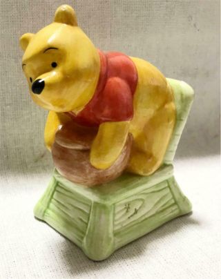 Disney Winnie The Pooh Pottery Savings Box Rare