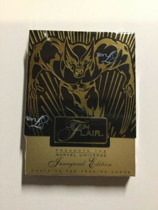 Flair 94 Inaugural Edition Marvel Universe Comic Wolverine Trading Cards