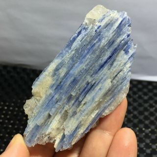 Blue Crystal Natural Kyanite Rough Gem Stone Mineral Specimen 85g B230