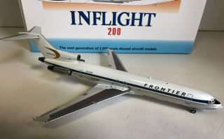 Frontier Boeing 727 - 200 N7278f 1960s 1/200 Scale Diecast Inflight Models