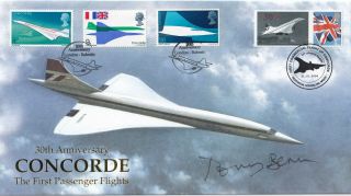 (a29439) Gb Cover Concorde Tony Benn Signed 30th Anniversary Heathrow 2006