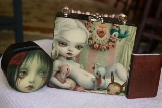 Mark Ryden Hand Made Cigar Box Purse With Gifts