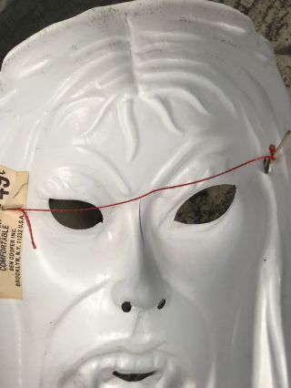 VINTAGE RARE BEN COOPER WITCH MASK - HALLOWEEN 1960 ' s WITH BROOKLYN TAG 5