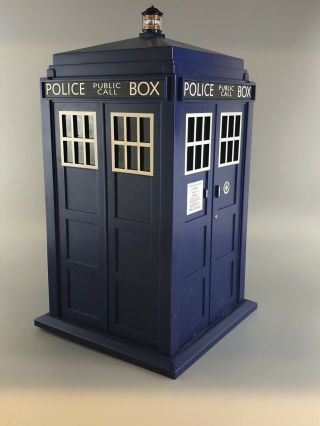 Doctor Who Tardis Cookie Jar W/ Lights Sounds Fx Motion Activated Lid Dr.  Who