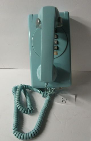 Vintage Itt Blue Wall Telephone Push Button Parts P4