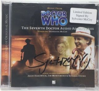 Music From Seventh Doctor Who Audio Adventures Cd - Signed By Sylvester Mccoy