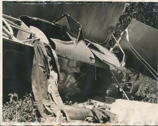 Western Air Express 1930 Press Photo Mail Plane Found But No Trace Of It 
