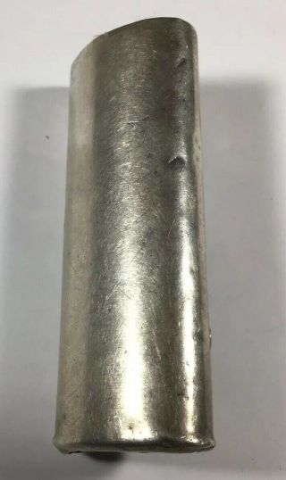 Vintage Sterling Silver And Turquoise “Bic” Cigarette Lighter Case.  Navajo Made. 4