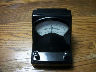 Vtg.  Bakelite - W.  M.  Welch Scientific Company - " Galvanometer " /cat.  2732