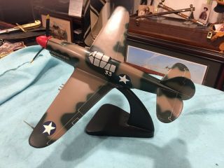 Wwii Usaf P - 40 Curtiss Warhawk Flying Tigers Airplane Aircraft Solid Wood Model
