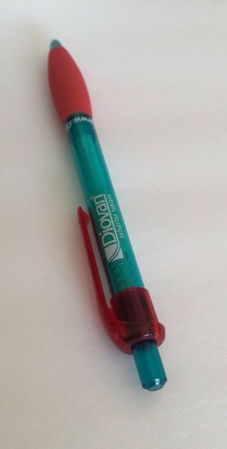 Diovan Hct Pharmaceutical Drug Rep Pen - Translucent Red And Teal - Pen Writes