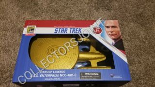 Sdcc 2019 Diamond Select Star Trek Starship Legends Gold Enterprise Ltd Ed 250