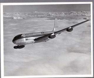 Boeing 707 Prototype Large Vintage Manufacturers Photo 1