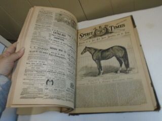 1875 - 1876 Spirit Of The Times Antique Newspapers,  Horses - Horseracing