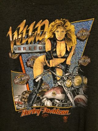 Vtg 80s 90s Harley Davidson Motorcycles Biker Soft Cutoff Shirt M/l